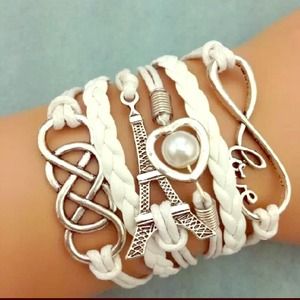 White handmade bracelet