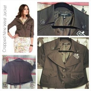 Nine West cropped Jacket -$5 if bundled