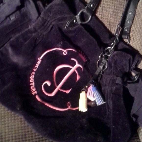 Nice Velour Authentic Juicy Coutour handbag - Picture 2 of 3