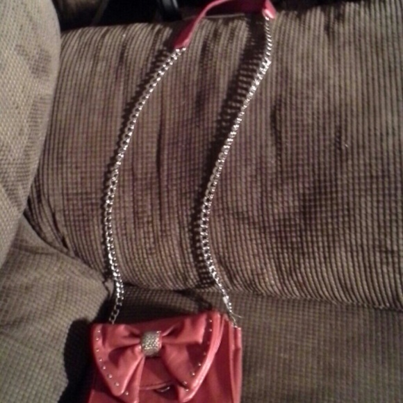 Metallic red Leather Nine West crossbody - Picture 3 of 4