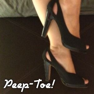 WHBM peep-toe pumps