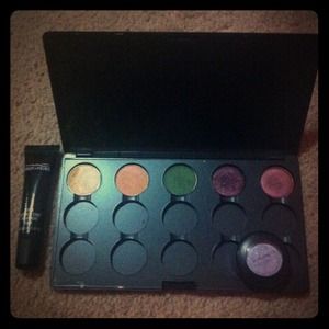 MAC makeup: eyeshadows and prep+prime
