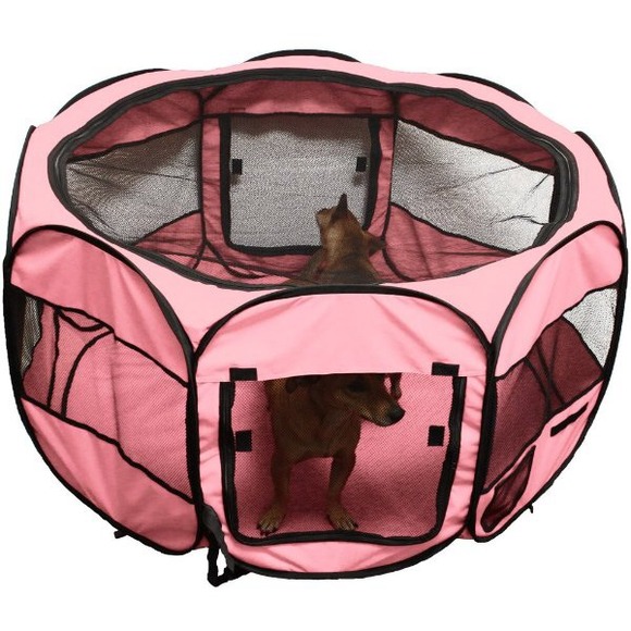 Pink Dog Tent/Playpen