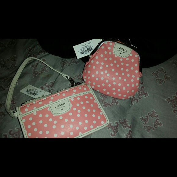 Fossil Coin purse and wristlet wallet