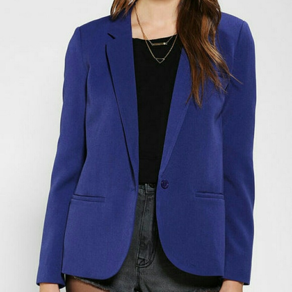 Silence + noise boyfriend blue blazer