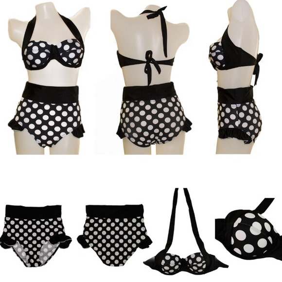 High waisted swimsuit