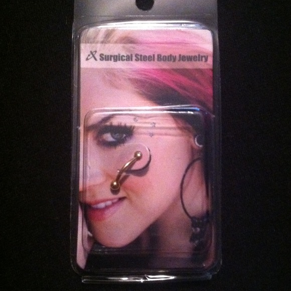 Gold Eyebrow Ring!