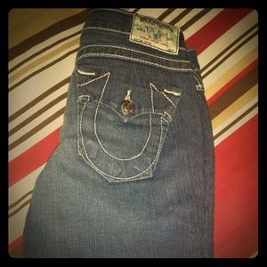 Dark blue True Religion Sophie long short