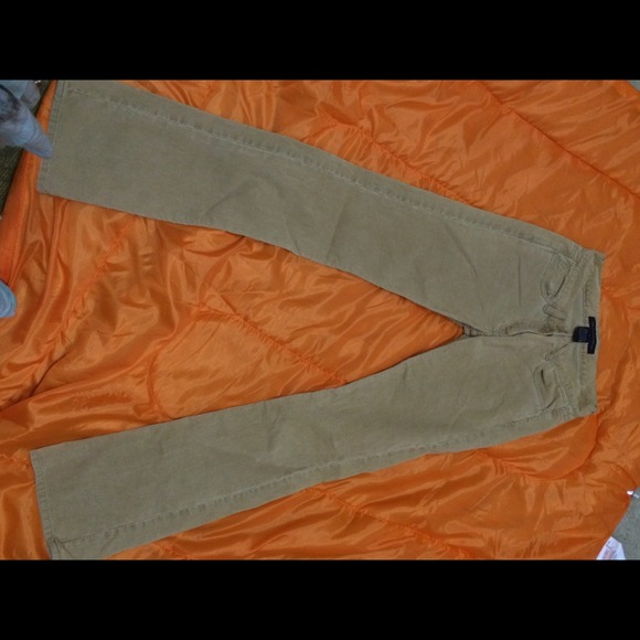 French connection tan corduroy boot cut