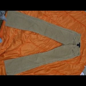 French connection tan corduroy boot cut