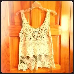 Crocheted American Eagle tank