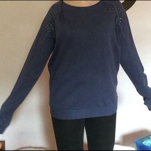 Cotton On blue studded sweater