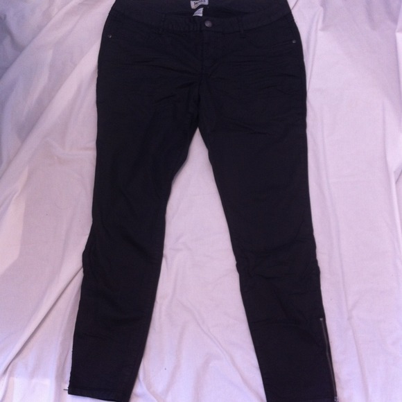 Pleather skinny jeans