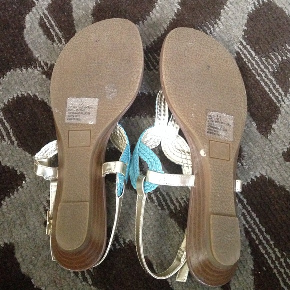 SO Sandals from Kohl's with Turquoise Strap - Picture 2 of 2