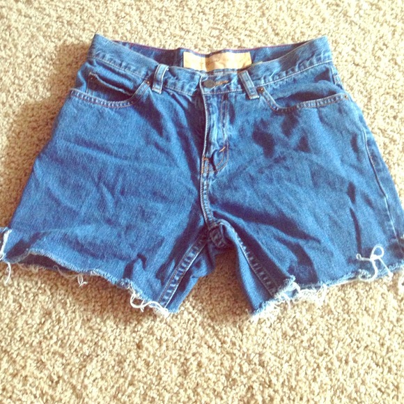 Denim high wasted vintage shorts