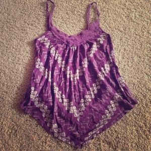 American eagle nice purple top