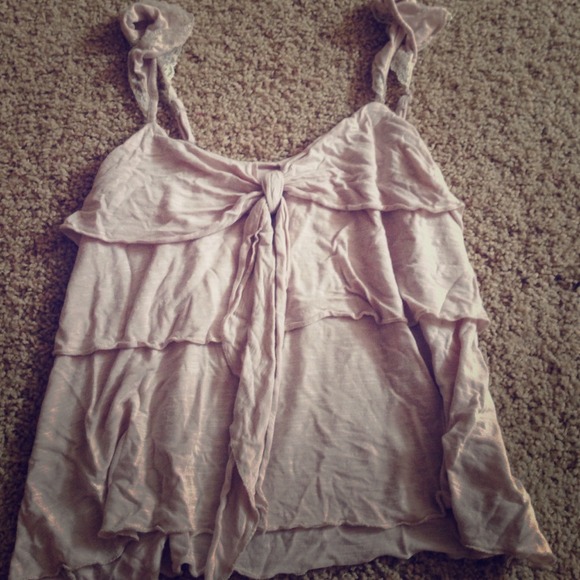 Charlotte Russe small beige top