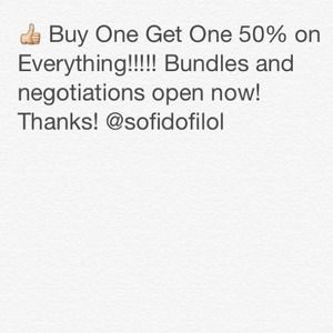 🎉BUY ONE GET ONE 50% OFF! 🎉