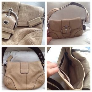 COACH SOHO FLAP LEATHER BAG