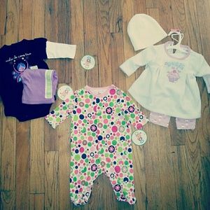 3 Adorable New Newborn BabyGirl Outfits.