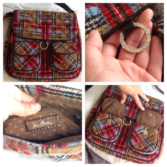 Vera Bradley Limited Edition Patch Work Saddle Bag