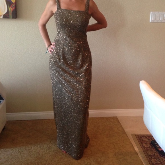 Vintage Golden Formal Gown with Bolero.