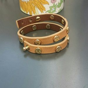 *REDUCED* Tory Burch leather bracelet wrap