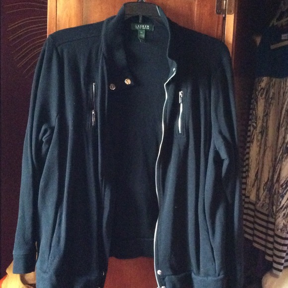 A black Ralph Lauren jacket size 2X