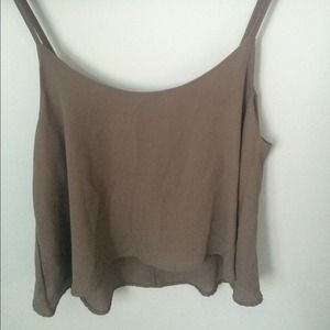Brandy Melville grey tank top