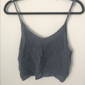 Brandy Melville Loose blue tank top