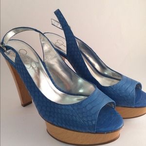Jessica Simpson 'Bonee' peep toe pump size 8