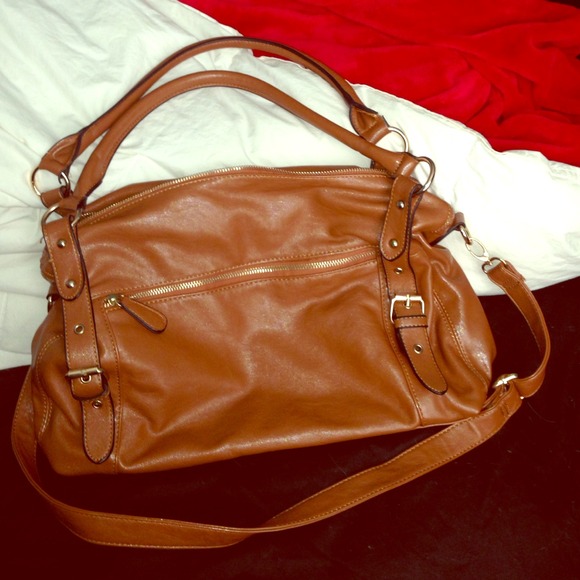 Cognac handbag