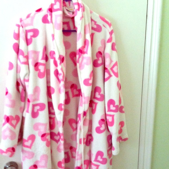 Pink Plush Long Robe!