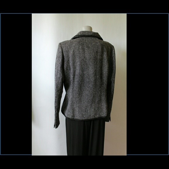 🆕NWT Banana Republic Black & White blazer sz 14 - Picture 2 of 3