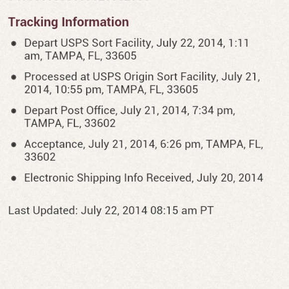 Shipped my package out yesterday - Picture 1 of 1