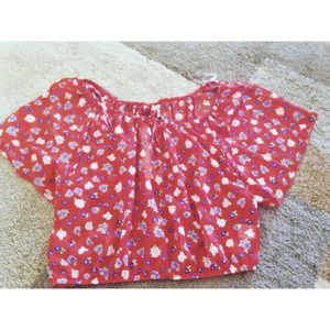 floral crop top