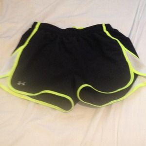 Black athletic shorts