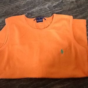 Orange Ralph Lauren shirt