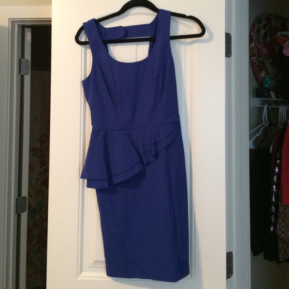 Blue cocktail dress