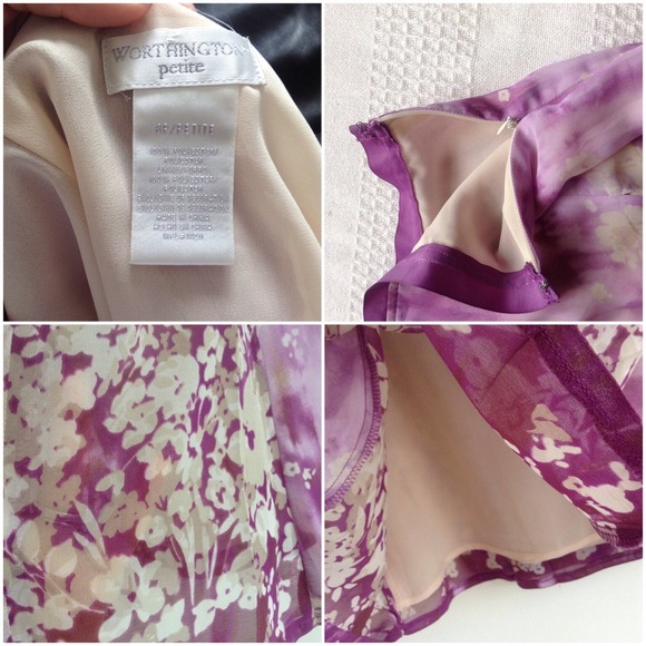 BEAUTIFUL PRINTED  CHIFFON SKIRT - Picture 4 of 4