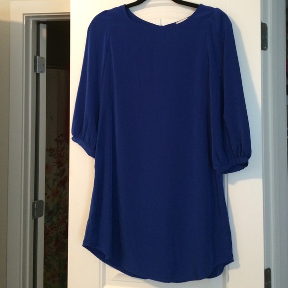 Royal blue dress