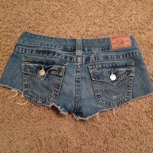 True religion cut off jeans/shorts