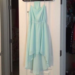 Mint green dress