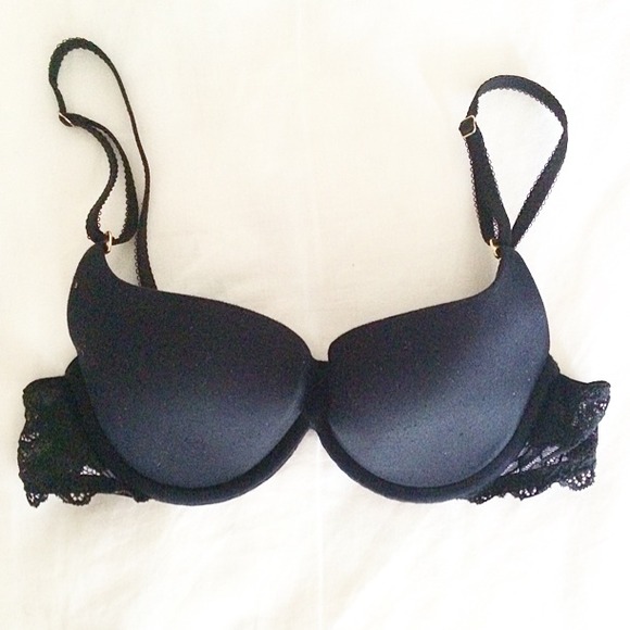 VS Black Balconet Push-Up Bra