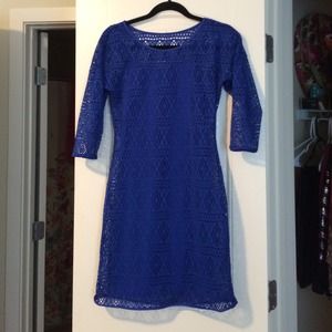 Royal blue dress