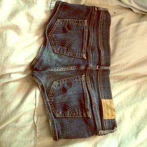 Hollister jean shorts