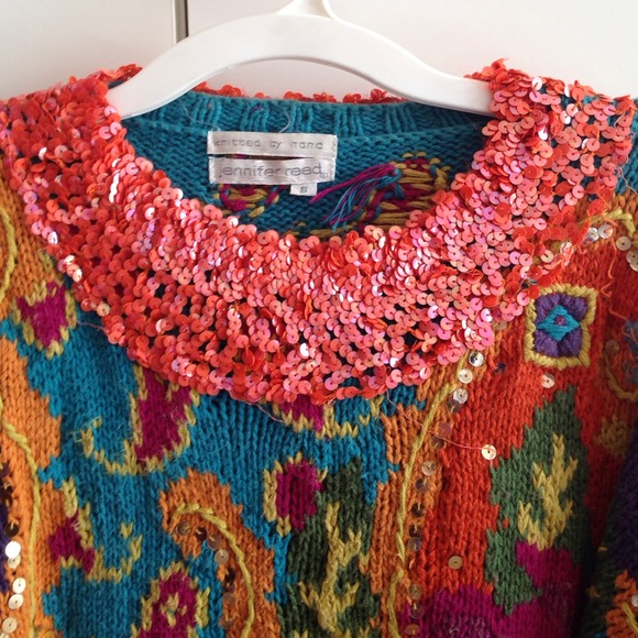 Vintage Jennifer Reed-Hand Knitted! - Picture 3 of 4