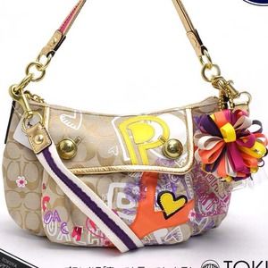 Coach Poppy Groovy Graffiti Crossbody