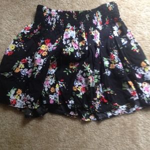Express floral skirt