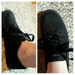 All black vans